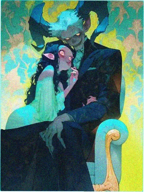 AI生成的短剧《午夜外卖员》封面